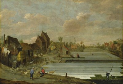 The Bleachery by David Teniers the Younger